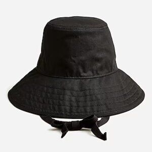 J Crew Bucket Hat with Ties